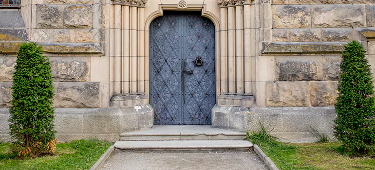 Traditional Double Front Doors in Brownsville, FL