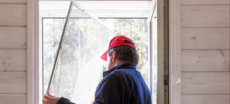 Expandable Window Screen Installation in Brownsville, FL