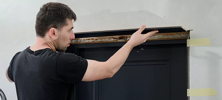 Wood Door Hole Repair in Brownsville, FL