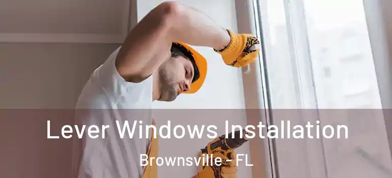  Lever Windows Installation Brownsville - FL