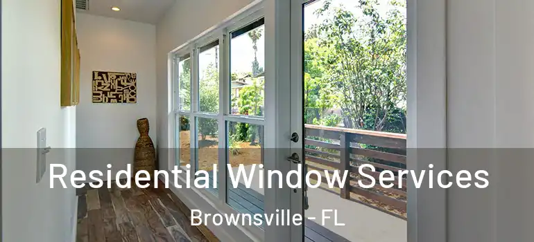  Residential Window Services Brownsville - FL